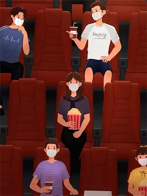 蝴蝶翅膀扇动发光