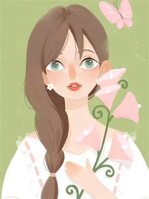 女生背上纹身图案